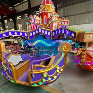 Lowest Price Outdoor Indoor Attraction Carnival Rides Rotation Venetian Boats for Sale