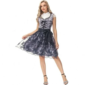 2026 New Arrival White Shirt Women's Germany Bavaria Oktoberfest Festival Party Dress Adult Carnival Beer Costumes
