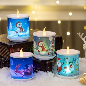 New Christmas products: electronic candles, printed lanterns, decorative items, and festival gifts