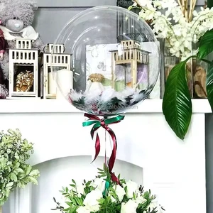Clear Bobo Balloon 10-36 Inch, Helium Balloons for Wedding Birthday Party Decor, Adult Favor Toy Globos