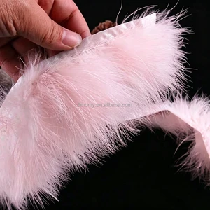 Colorful Trim Feather Fringe for Brazilian&Venetian Carnival,Circus,Broadway,Musical,Belly Dance,Halloween Cosplay Decoration