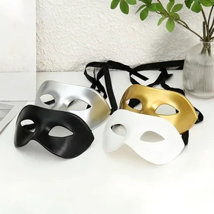 Masquerade Mask Venetian Greek Roman Party Masks for Men Halloween Christmas Mardi Gras Party Decorations White Black
