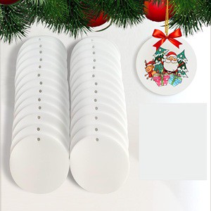 Blank Acrylic Eco-Friendly High Quality DIY Hanging Decorations Tree Christmas Ornaments Graduation Ramadan Diwali Easter