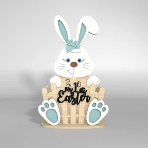 Longstar Hot-selling New Product Easter Baskets Easter Rabbit Baskets and Sheep Rabbit Home Decorations High Quality