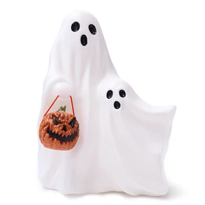 Cross-border New Product 60cm Plastic Halloween Pumpkin Ghost Doll Luminous Decorative Ornaments