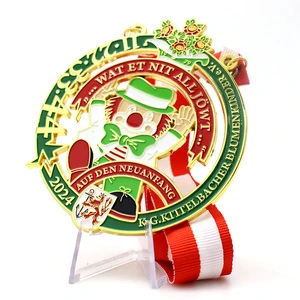 High Quality Germany Fiesta Medal Zinc Alloy Electroplated Enamel Souvenir Custom Miraculous Carnival Medals