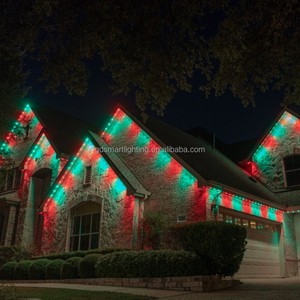 30mm 24V Jellyfish Permanent Led Outdoor Christmas Lights RGBW APP Smart Control Permanent Outdoor Eaves String Lights