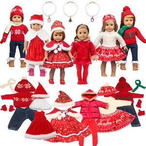 Songshan Toys Wholesale 2024 New Halloween Set 43cm Doll Christmas Day Gift Costume Witch Pumpkin Head Baby Clothes Accessories