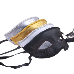 Shiny Venetian Halloween Masks Masquerade Mask for Women Men for Party Prom Ball Costume Mask
