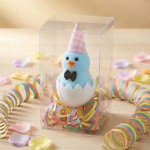 Handmade Customized Eggshell Easter Chicken OEM ODM Easter Chick Sitting on Eggshell Decoration Colorful Easter Cute