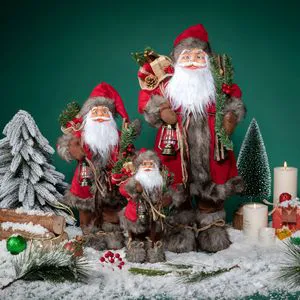 New and Popular Christmas Decorations: Santa Claus Figurines, Holiday Ornaments, Christmas Dolls/toys, Small Gifts.