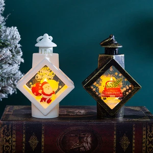 Creative New Year and Christmas Desktop Decorations Hot Selling Wind Lamp Scene Layout Props and Tableware for Parties & Events