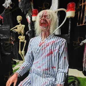 Professional System Customizable Halloween Moving Zombie Ghost for Haunted House Hot Selling Durable Plastic Factory Price New