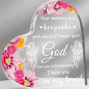 Gift for Mother's Day 2025 New Arrivals Custom Logo Transparent Crystal Home Decoration Valentine Gift Set