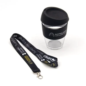 Promotional Gift Sets Custom Lanyard and Cup Gifts-Modern Design Silk Screen Printing Office Use