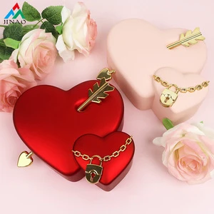 Popular Valentine Day Soap Rose Necklace Paired Jewelry Gift Box for Girlfriend Valentine Day Gift