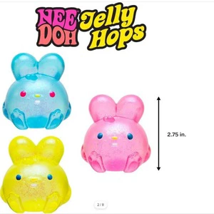 New Explosive Needoh Squeeze Fidget Toys Easter Simulation Rabbit Kneading Stress Relieving Squishy Toy