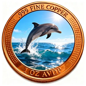 Manufacturer Custom One Ounce Pure Copper Commemorative Coin 999 Fine Copper High Relief Animal Theme Lion Custom Inner Circle