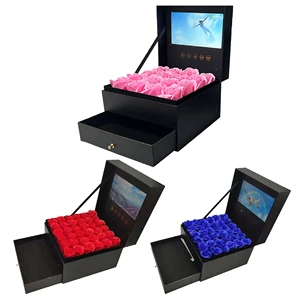 Custom Valentine's Mother's Father's Day Birthday Gifts Record Greeting Cards Brochure Advertising LED Lcd Screen Gift Box Items