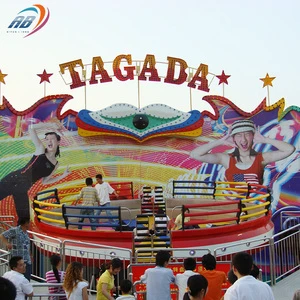 Hot Sale Funfair Amusement Theme Park Outdoor 24 Seats Turntable Disco Tagada Rides
