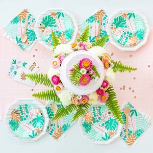 Custom Wholesale Kids Birthday Party Theme Decorations Party Supplies Tableware Set