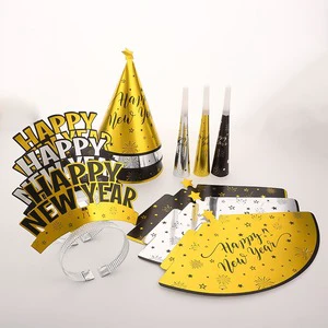 Hot New Year's Eve Set Happy Birthday Party Festival Decoration Three-Piece Speaker Photo Booth Props for Celebrations