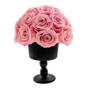 2026 New Product Ideas Valentines Custom Forever Rose Dome Mothers Day Gift Immortal Flower Eternal Preserved Rose in Marble Box