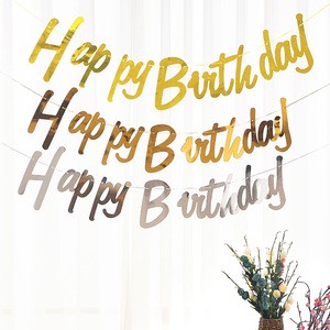 Happy Birthday Birthday Celebration Banner for Baby's First Birthday Party Birthday Decoration Banner Party Decorative Items