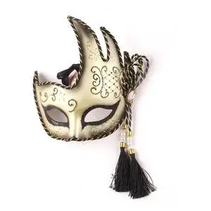 Hanging Corner Ball Mask Venetian Carnival Gorgeous Masquerade Masks for Party PVC Costume Cosplay Carnival Party Props