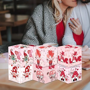 2025 Valentine's Day Creative Pink Candy Box for Cake Decorating Supplies Wholesale Gift Box