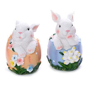 Customized Classic Easter Bunny Statue Home Decor Products Easter Gift Rabbit Easter Home Decor Resin Crafts Wholesale