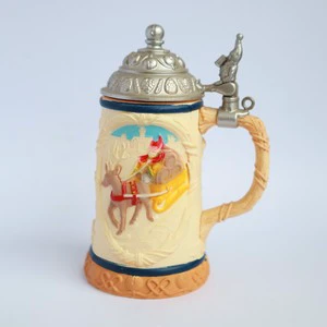Wholesale PVC Christmas Style German Beer Toy Model Home Furniture decorative ornaments