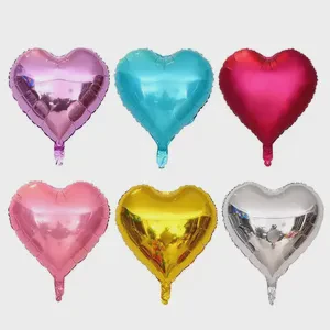 18inch Valentine's Day Heart Inflatable Helium Balloon Birthday Party Decoration Kids Foil Balloons Adult Wedding Supplies