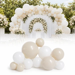 Jyao Reusable Inflatable Latex Balloon Garland Arch Kit Children's Birthday Wedding Party Decoration Refillable Silk Screen PVC