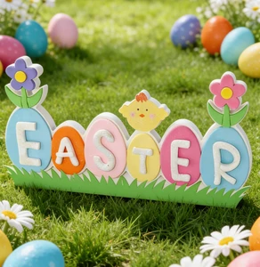Chick Easter Themed Egg Shaped