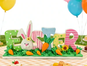 Bunny Easter Themed Egg Shaped