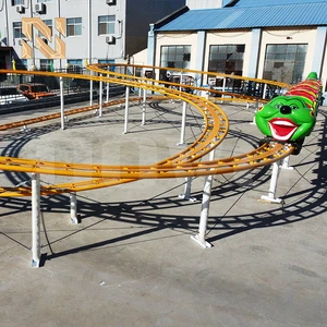 Nova Rides Roller Coaster-style Flume Ride Wacky Worm Caterpillar Roller Coaster For Kids & Family Big Roller Coaster For Adults