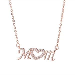 Fashionable and Classic Mother's Day Gift for Mothers Mama Holiday Gift 925 Sterling Silver Mother Necklace Series Products