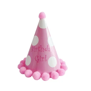 Happy Birthday Party Cone Hats for Kids Adults Women Girls Birthday Party Supplies Hat