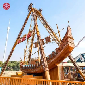 China Outdoor Thrilling Playground Fairground Amusement Park Adult Ride Pirate Ship For Sale