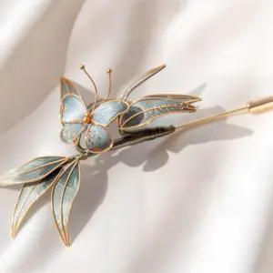 High-End Handmade Embroidery Brooch Luxury Evening Party Gift