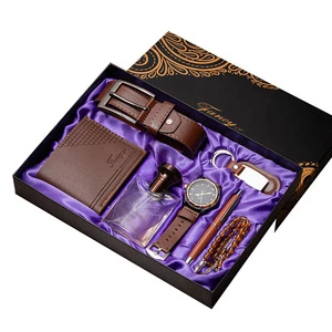 2026 trending product Valentine's Day gift for boyfriend, perfume and watch gift set, business souvenir, custom logo