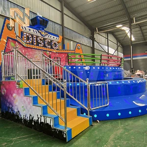 Nova Rides 24 Seats Disco Tagada Tagada Ride Equipment Funfair Crazy Turntable Tagada Ride Amusement Games Disco Tagada