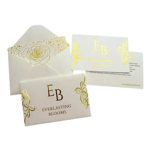 Custom Logo Business Greeting Gift Love Cards with Paper Envelope for Valentine's Day and Christmas