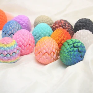 3D Printed Plastic Eco-friendly Little Dragon Egg Children's Day Gift Openable Hot Selling Stall Wholesale Animal Crystal