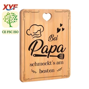 Gifts for Dad Dad Gift-Engraved Bamboo Cutting Board with Handle Rectangle Shape Birthday & Father's Day Gifts