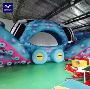Giant Inflatable Octopus Model For Party Event Outdoor Promotion With Air Blower Nylon Tent Arch For Sea Shipping