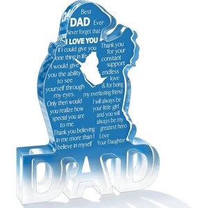 Acrylic Standee; Father's Day Home Desktop Display; Bulk Commemorative Gift Ornament