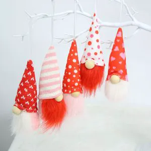 Christmas Small Handmade Cloth Doll Pendant Decoration Eco-Friendly European Style Christmas Tree Ornament