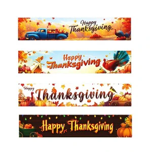 Thanksgiving Banner Thanksgiving Party Decoration Bunting Thanksgiving Backdrop Banner Fast Shipping Custom Accepted